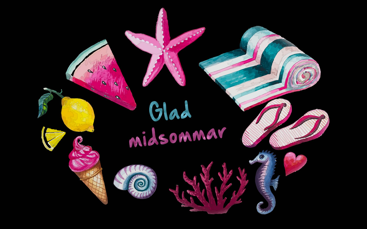 Glad midsommar